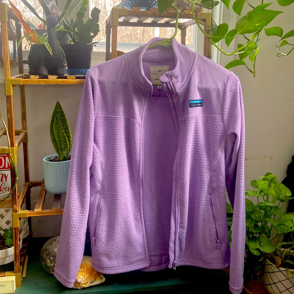 Lavender simply southern light weight jacket